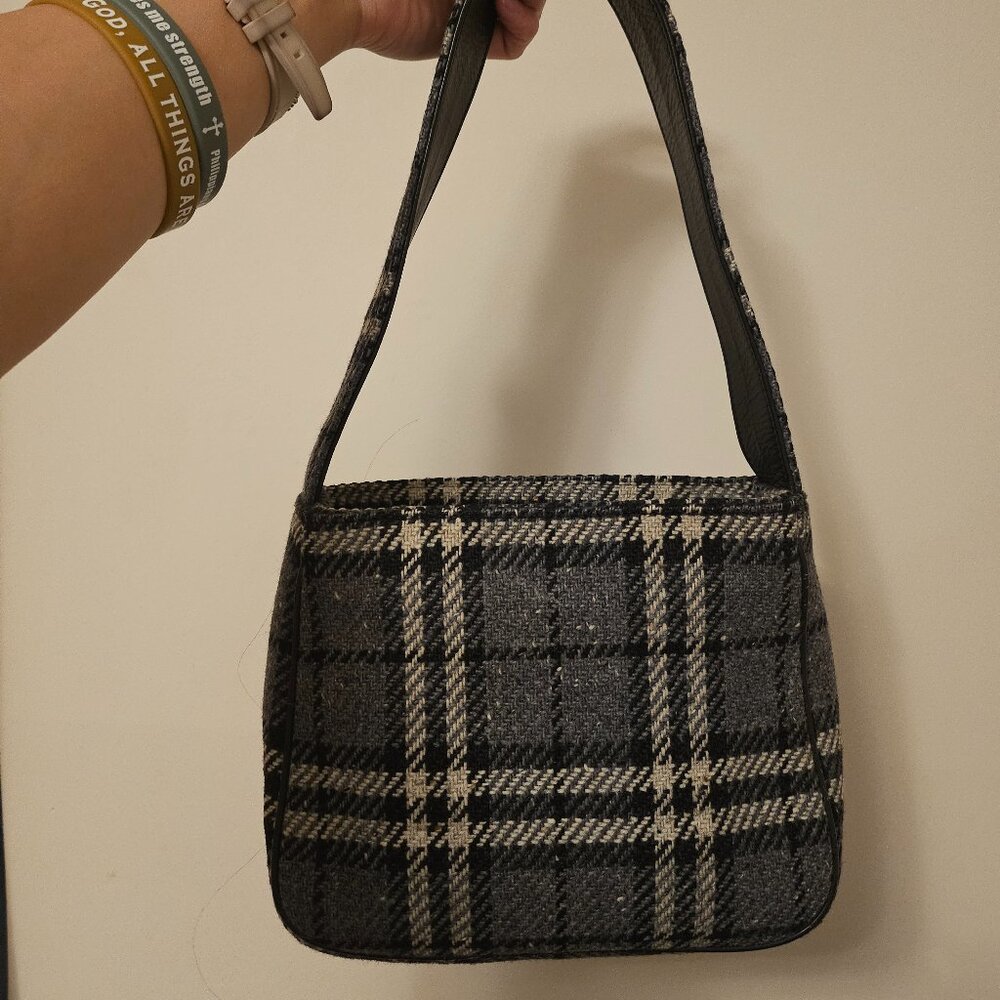 Authentic Burberry vintage wool bag